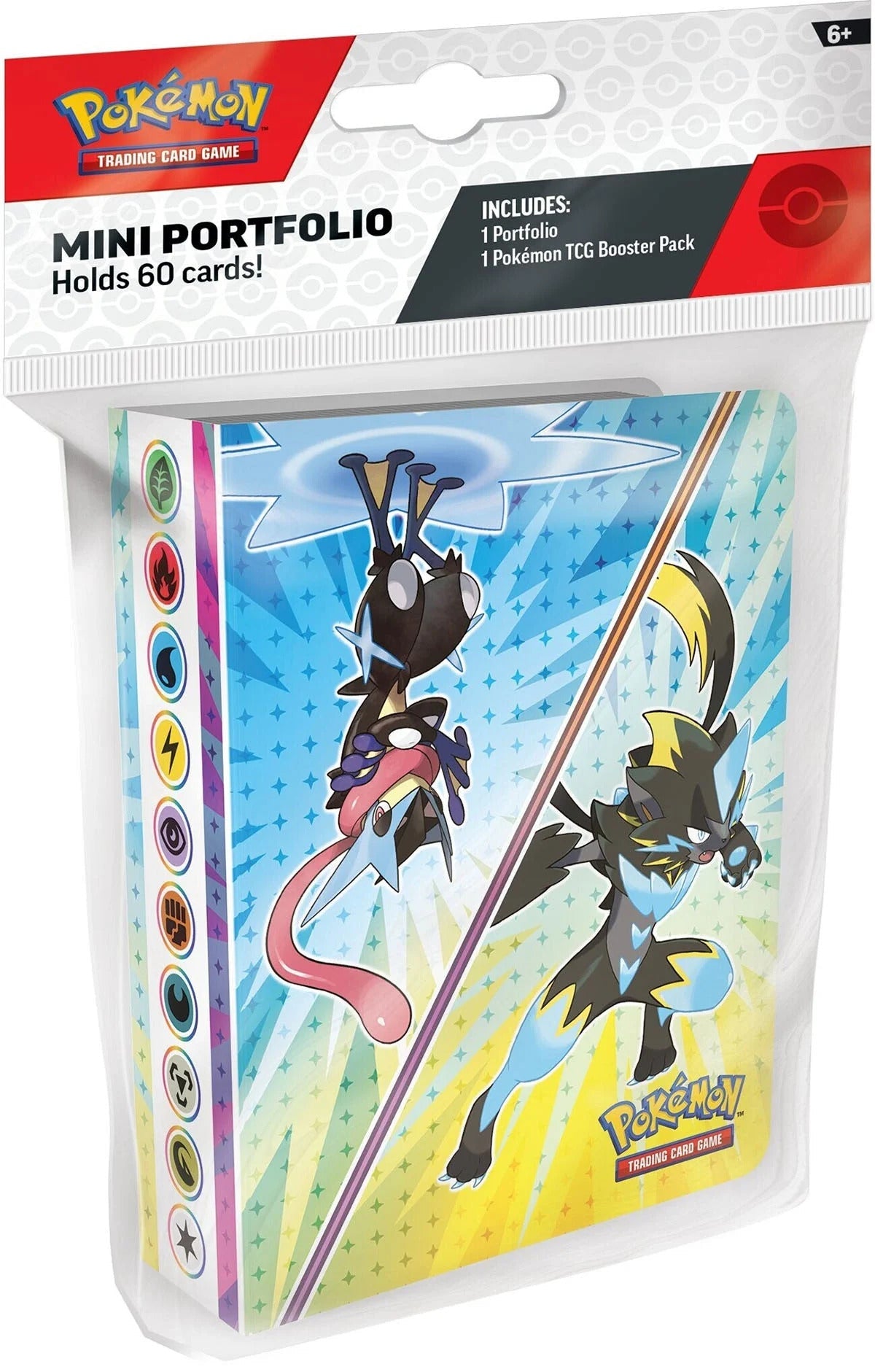Pokémon TCG Mini Portfolio Q4 2026 with booster pack