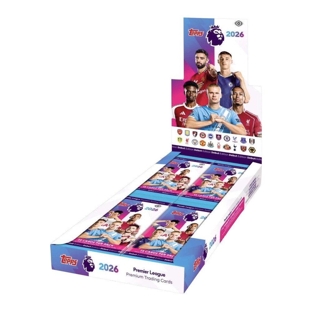 2025-26 Topps Premier League EPL Soccer Hobby Box — Sports Trading Cards