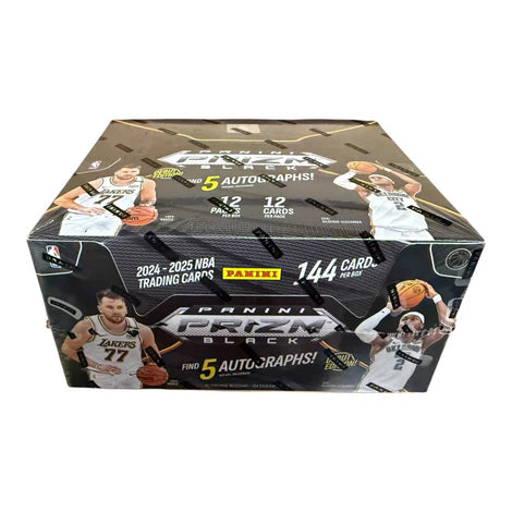 2024/25 Panini Prizm Black Basketball Hobby Box — Sports Trading Cards
