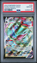 2023 Pokémon TCG Crown Zenith Rayquaza VMAX Full Art Holo 102/159 PSA 10