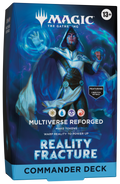 Reality Fracture Commander deck display - four decks