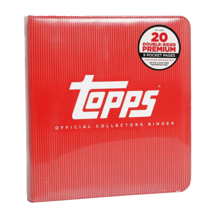 Topps Official Collectors Binder - Red — Supplies