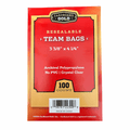 Cardboard Gold RESEALABLE TEAM BAGS — Supplies