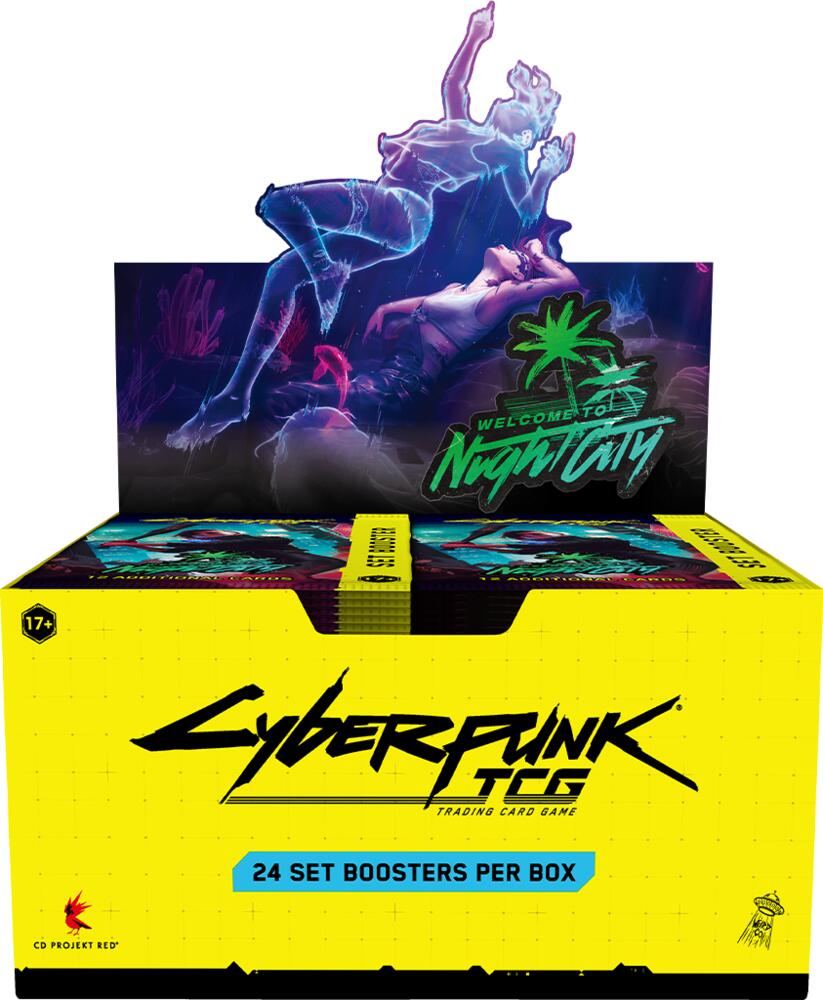 Cyberpunk TCG Retail Booster Box (24 Packs)