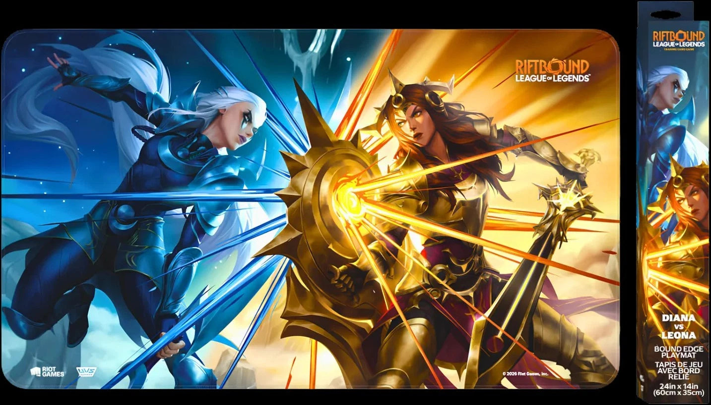Riftbound: official playmat #3 League of Legends TCG - Vendetta Playmat - Diana vs Leona