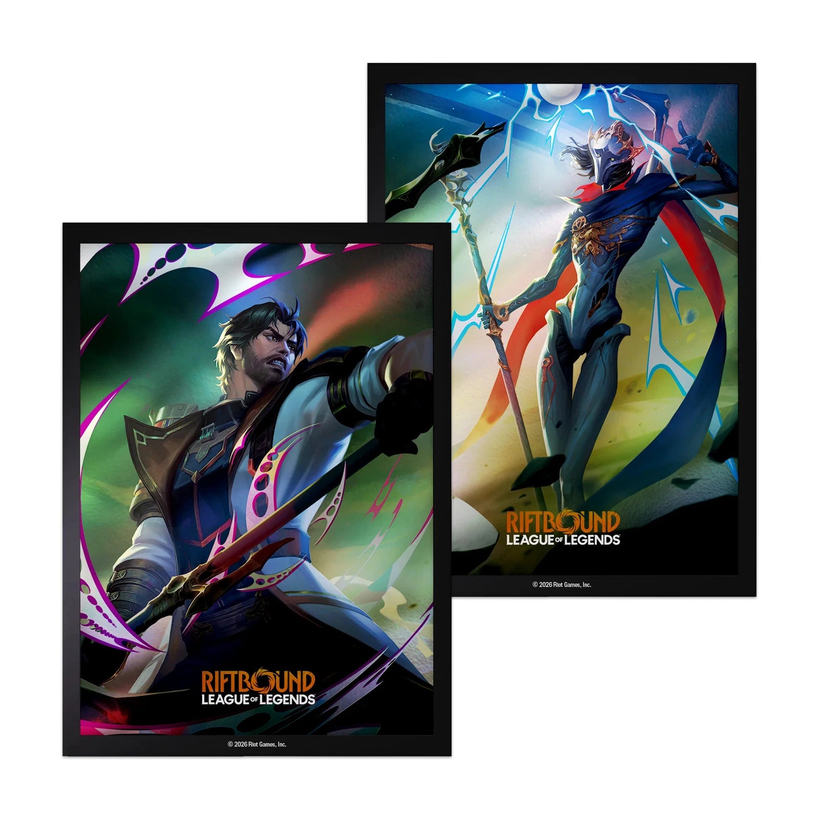 Riftbound League of Legends TCG: Vendetta Art Sleeve #2 (Jayce vs Viktor)