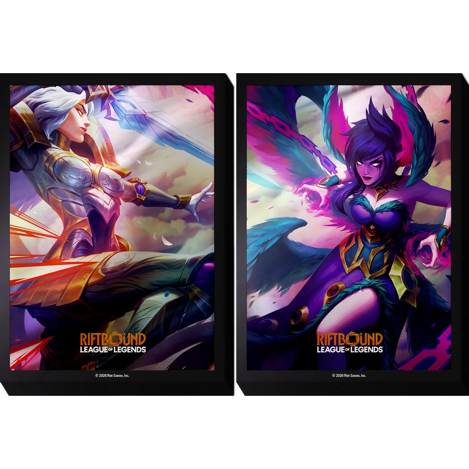 Riftbound League of Legends TCG: Vendetta Art Sleeve #4 (Kayle vs Morgana)