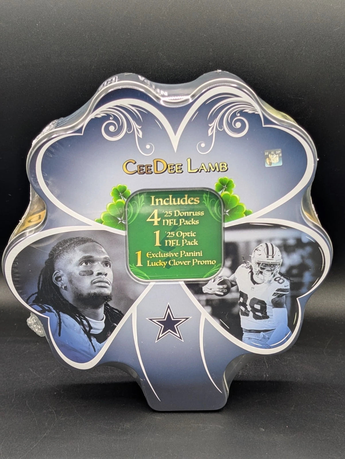 2026 Ceedee Lamb Lucky Clover Tin Dallas Cowboys QB - Factory Sealed