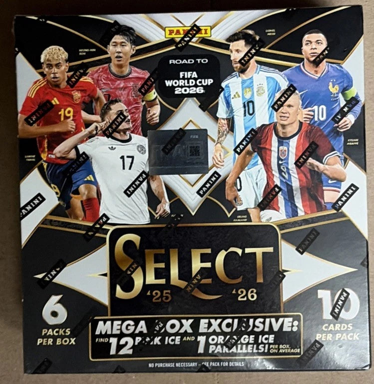 2026 Panini SELECT Road to FIFA World Cup Mega Box