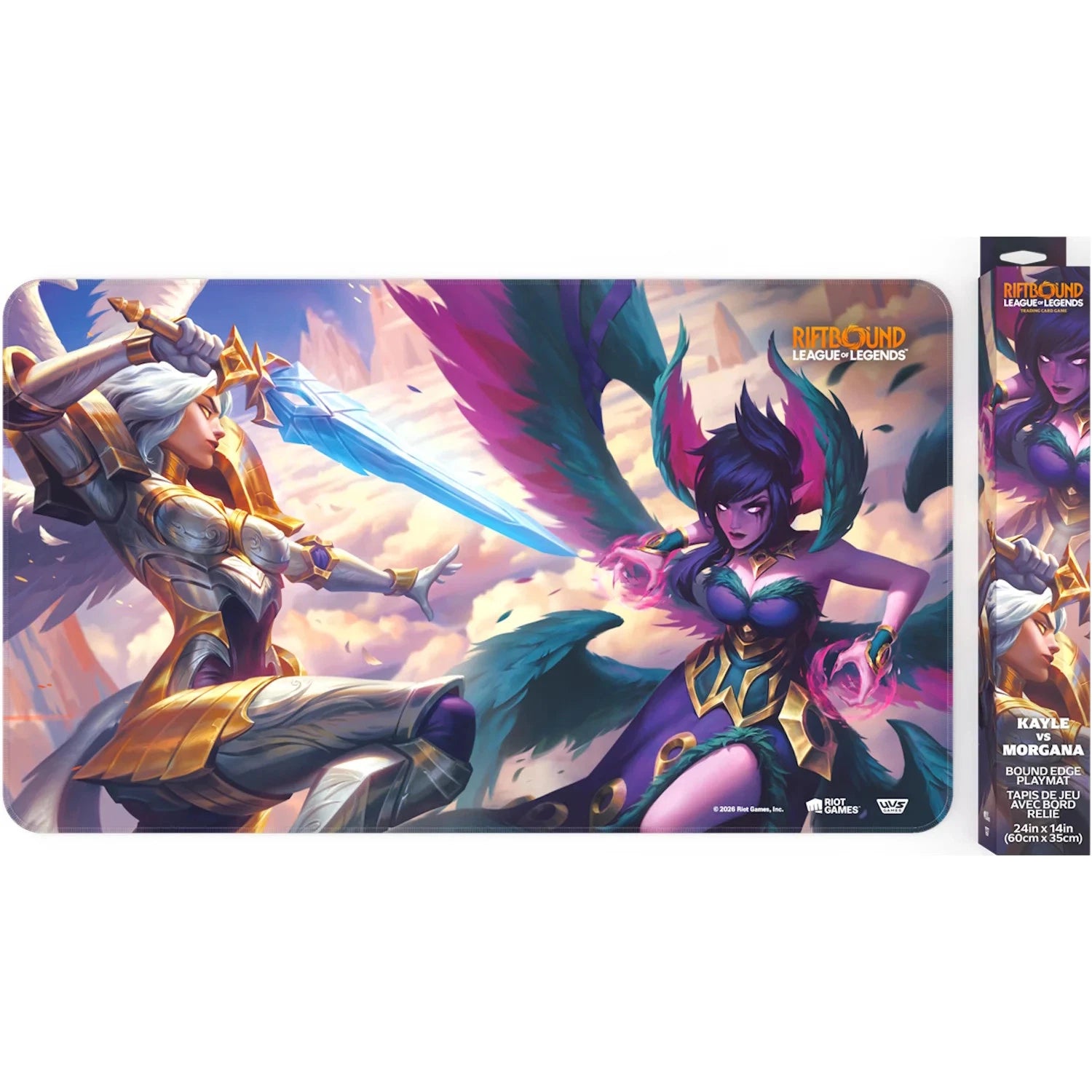 Riftbound League of Legends TCG: Vendetta Playmat #4 (Kayle vs Morgana)