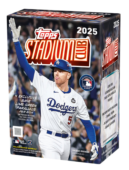2025 Topps Stadium Club Baseball Factory Sealed Value Box — Sports Trading Cards