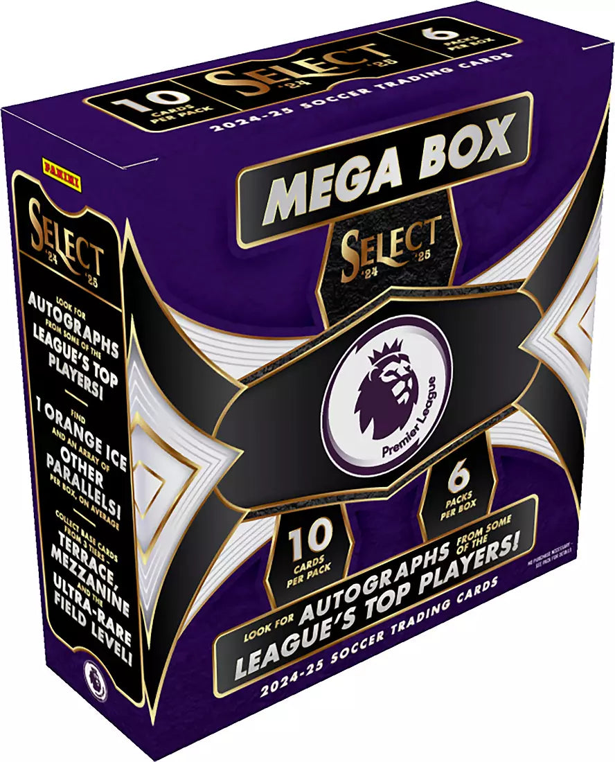 2024-25 Select Premier League Mega Box - SEALED — Sports Trading Cards