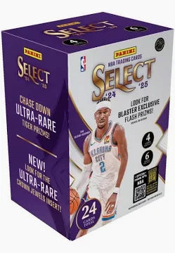 2024-25 Panini NBA Select Basketball Trading Card Blaster Box — Sports Trading Cards