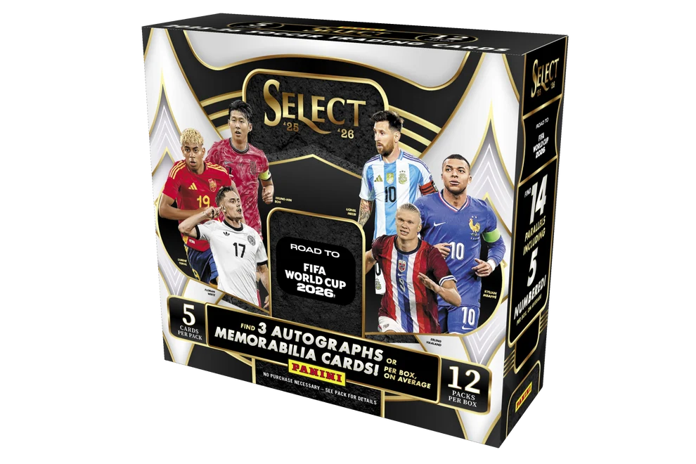 2025/26 Panini Select Road To FIFA World Cup 2026 Soccer Hobby Box