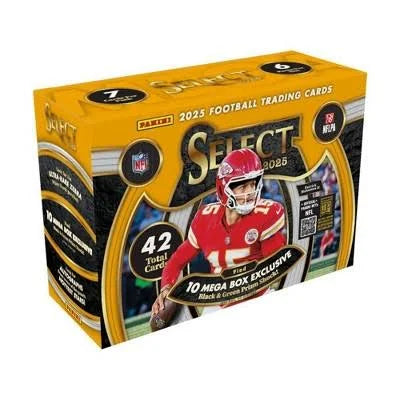2025 Panini Select Football 2025-26 Mega Box — Sports Trading Cards