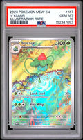 2023 Pokemon Scarlet & Violet 151 Ivysaur #167 Illustration Rare PSA 10 GEM MINT