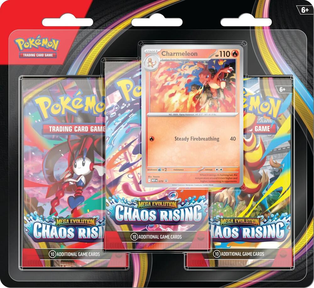 Chaos Rising 3 Pack Blister — Trading Cards
