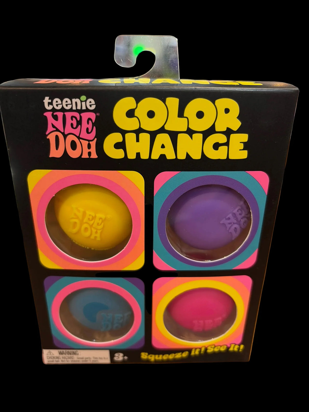 NeeDoh Teenie Color Change 4pk