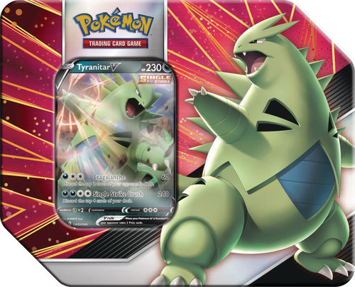 V Strikers Tin [Tyranitar V] - SWSH05: Battle Styles (SWSH05) — Trading Cards