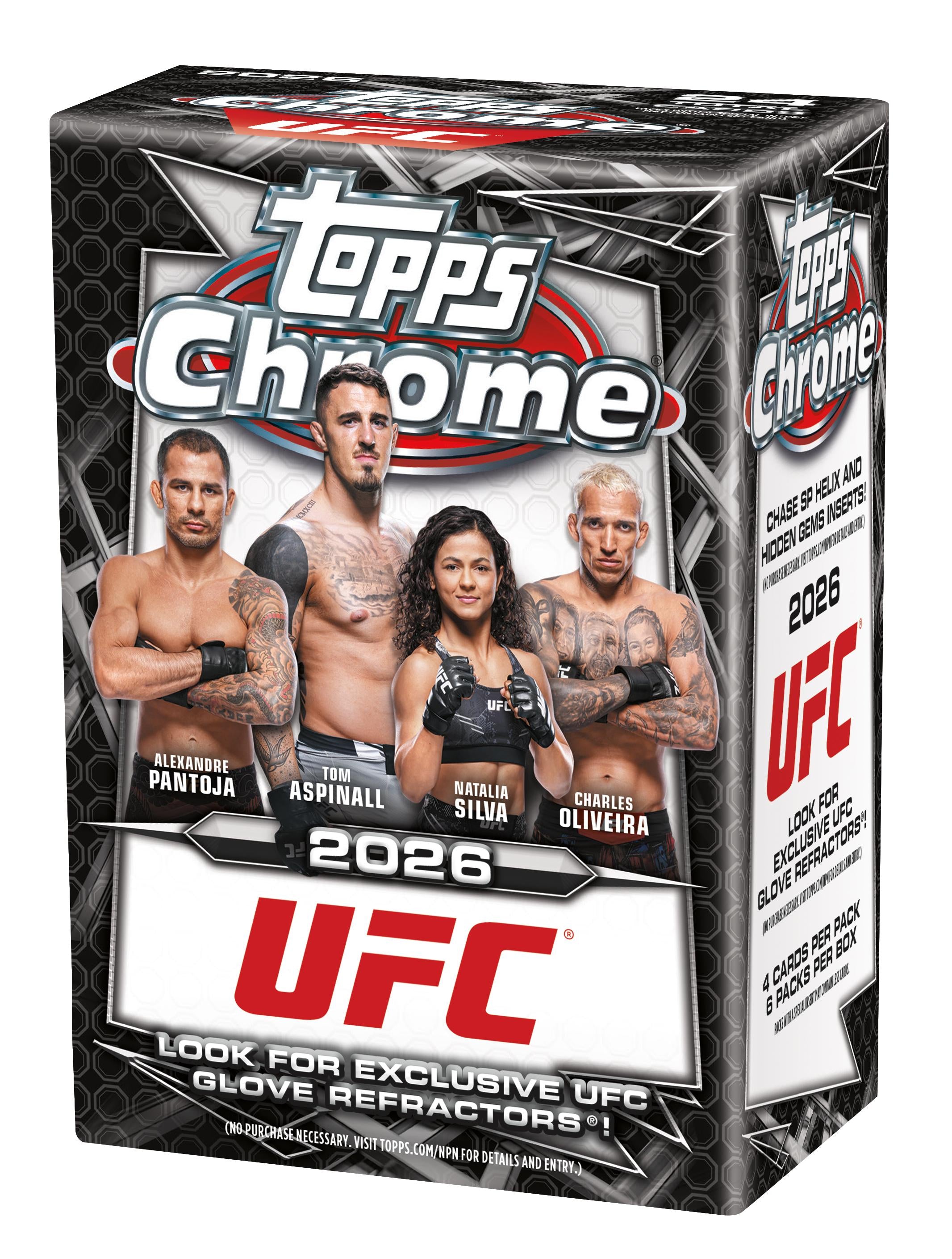 2026 Topps Chrome UFC Blaster Box — Sports Trading Cards