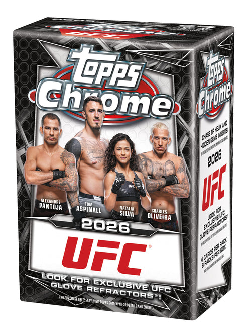 2026 Topps Chrome UFC Blaster Box — Sports Trading Cards