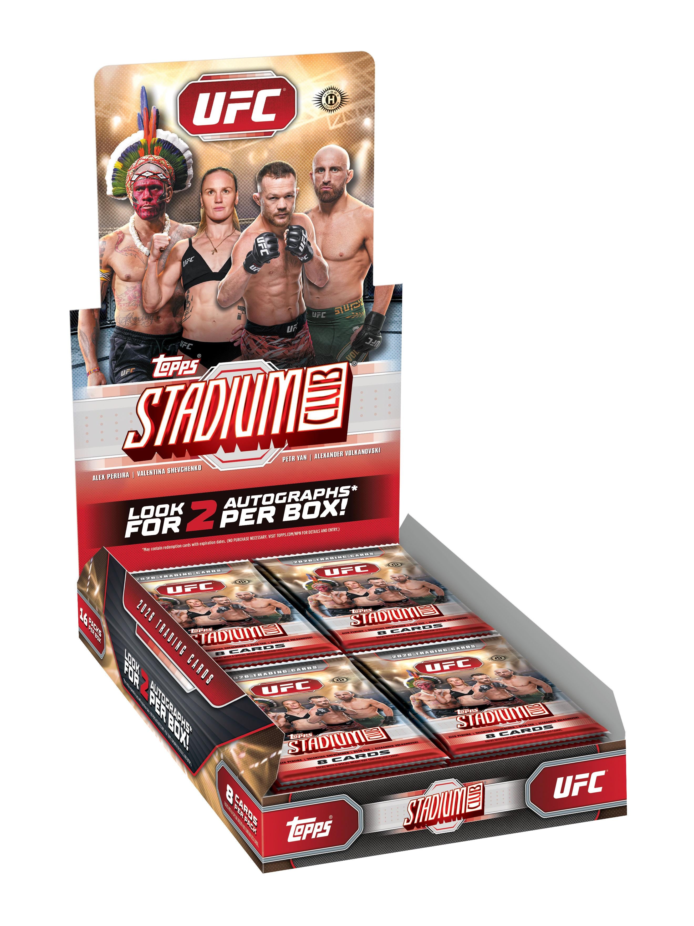 2026 Topps UFC Stadium Club Hobby Box