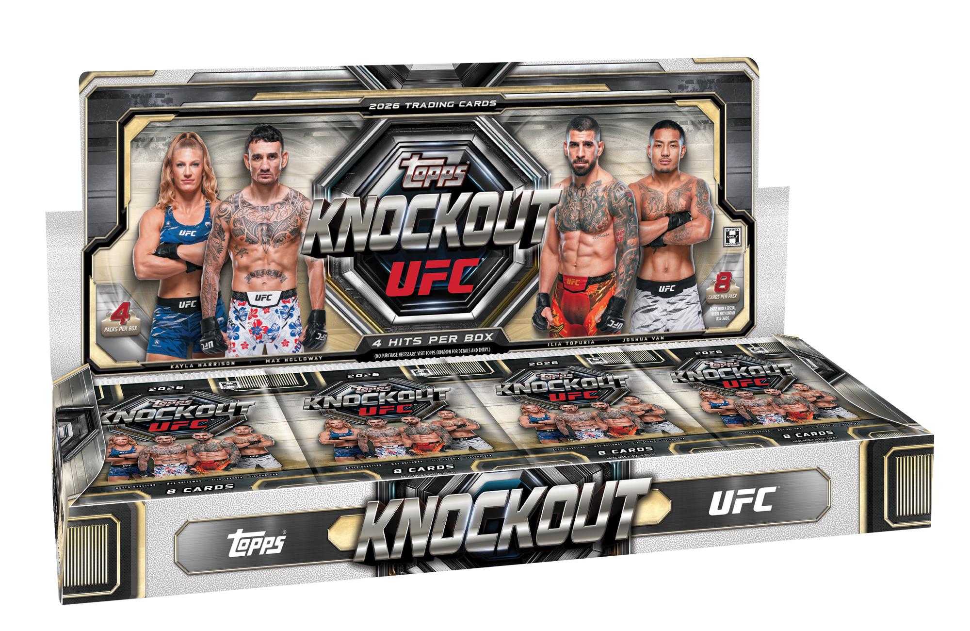 2026 Topps Knockout UFC Factory Sealed Hobby Box — Sports Trading Cards