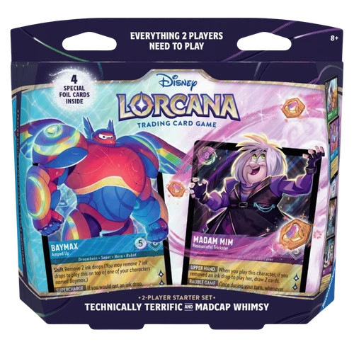 Disney Lorcana Hyperia City 2-Player Starter Set — Baymax & Madam Mim