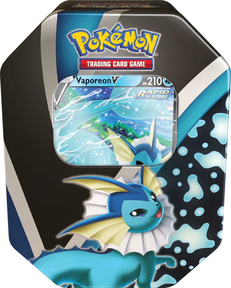 Eevee Evolutions Tin Set of 3 - sold as a set (Flareon, Jolteon and Vaporeon)