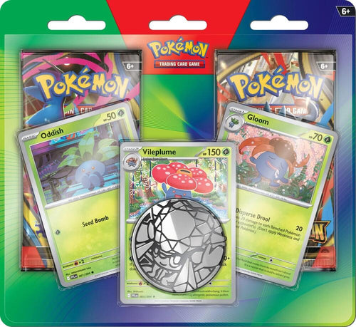 2-Pack Blister Pack [Oddish, Gloom, & Vileplume] — Pokemon