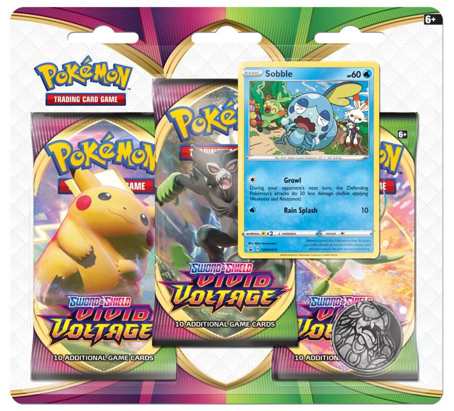 Vivid Voltage 3 Pack Blister - Promo may vary — Trading Cards