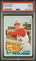 1965 Topps Pete Rose #207 Reds PSA 2