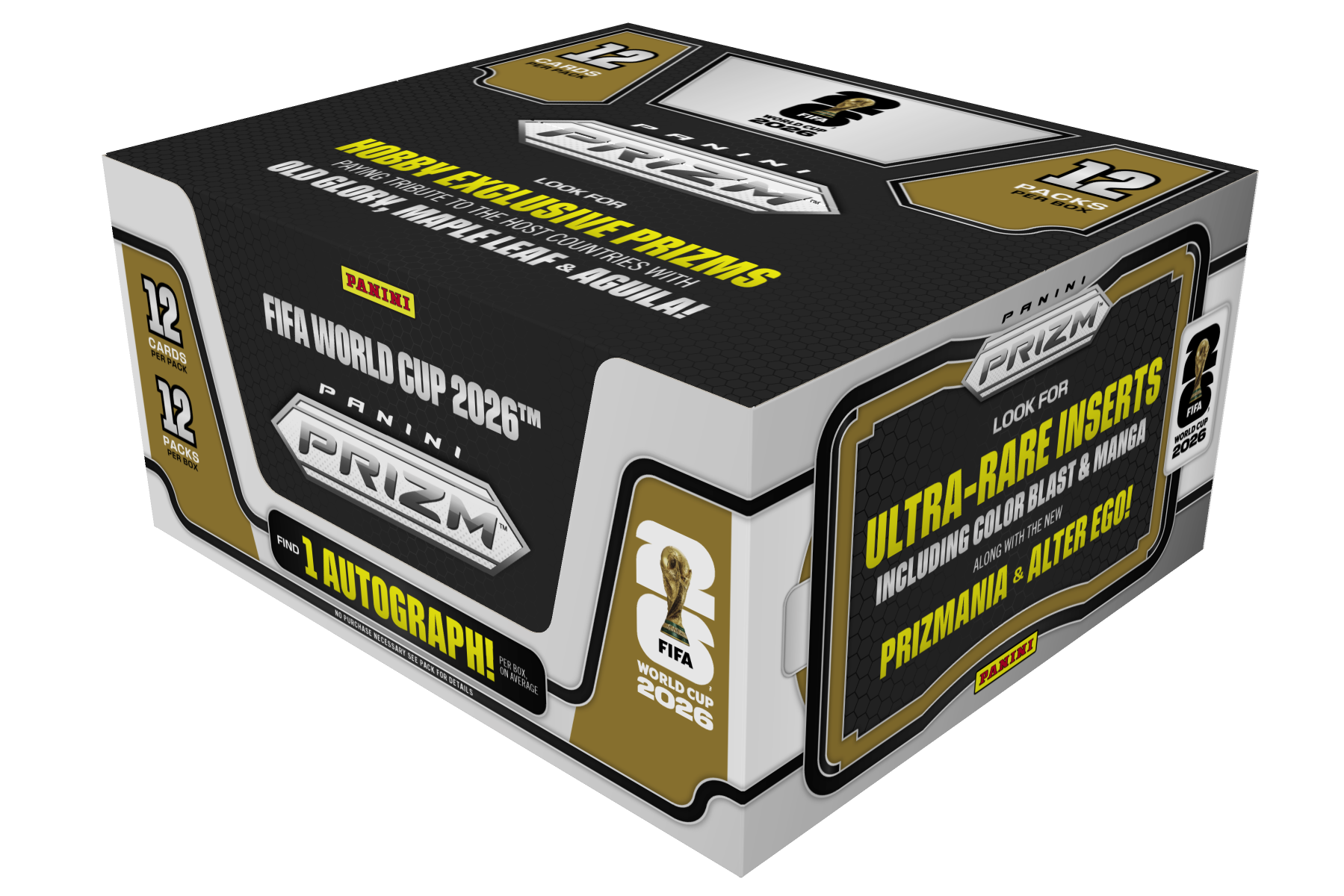 2026 Panini Prizm FIFA World Cup 2026 Trading Card Box Hobby — Sports Trading Cards