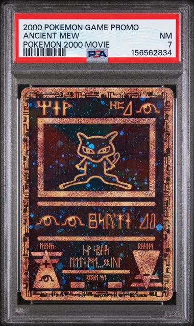 2000 POKEMON GAME MOVIE ANCIENT MEW POKEMON 2000 MOVIE PSA 7