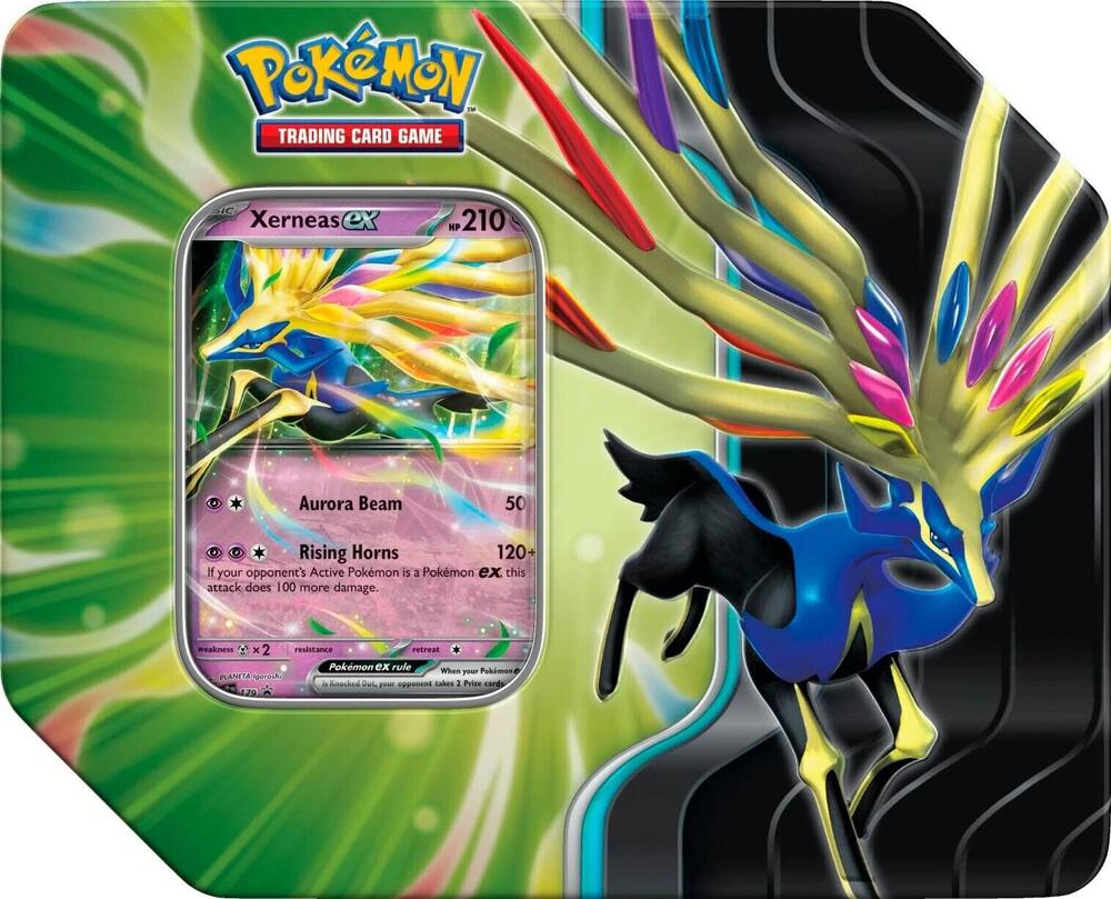 Azure Legends Tin [Xerneas ex] — Trading Cards
